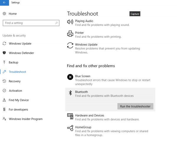 Résoudre les problèmes de connexion de périphérique Bluetooth LE dans Windows 10