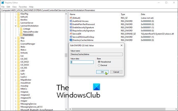 Labojiet lēno piekļuvi tīkla diskam no operētājsistēmas Windows 10
