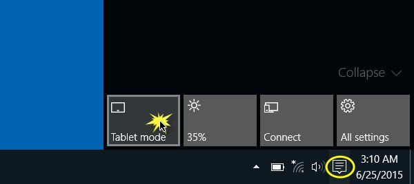 Активирайте началния екран в Windows 10