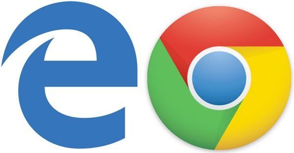 Google Chrome'i võrdlus Windows 10 Microsoft Edge'iga