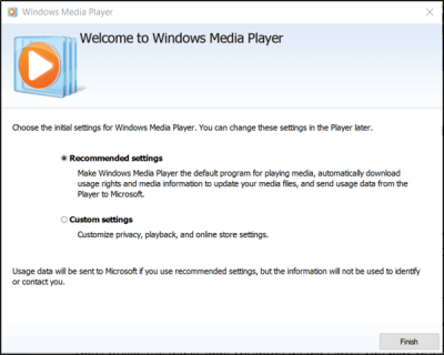 Windows 10'da Windows Media Player nerede?