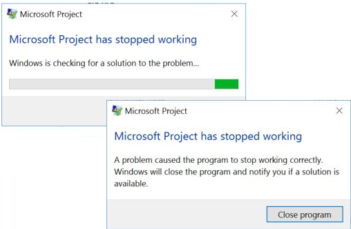 Windows recherche une solution au problème