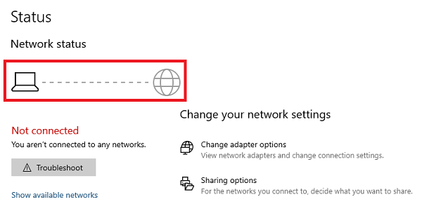 Ethernet savienojums nedarbojas sistēmā Windows 10