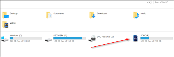 Comment importer des photos d'une carte SD vers un PC Windows 10
