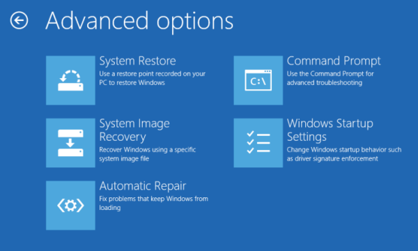 Automaatne parandus Windows 10