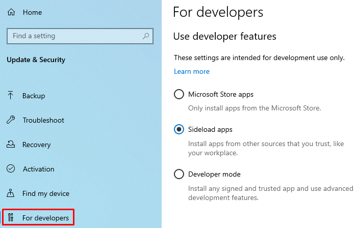 Windows 10 में PowerShell का उपयोग करके अहस्ताक्षरित .Appx ऐप पैकेज कैसे स्थापित करें