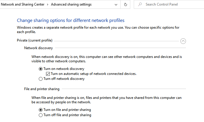 Operētājsistēmā Windows 10 netiek rādīti citi datori jūsu tīklā