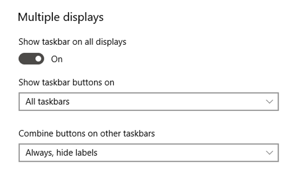 Postavite dvostruke monitore u sustavu Windows 10