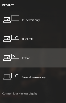 Dual Monitors instellen op Windows 10