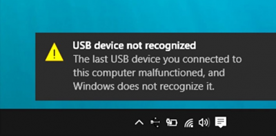 Windows 10 ne reconnaît pas l
