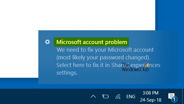 Microsoft-tiliongelma, sinun on korjattava Microsoft-tilisi