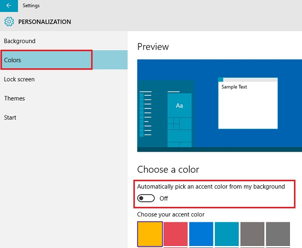 Kā Windows 10 uzdevumjoslai pievienot pielāgotu krāsu