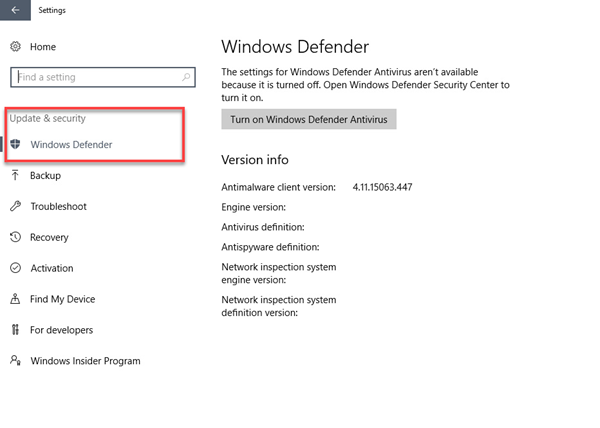 Windows 10-s puudub nupp Kontrolli värskendusi