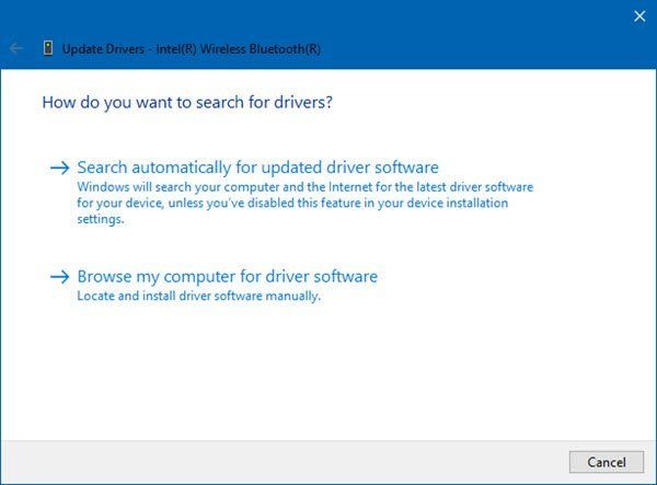 Windows 10 bluetooth sürücüleri indir