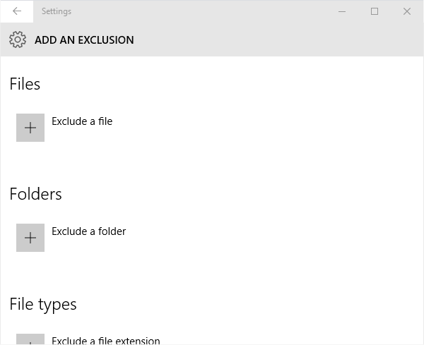 Configureer Windows Defender in Windows 10