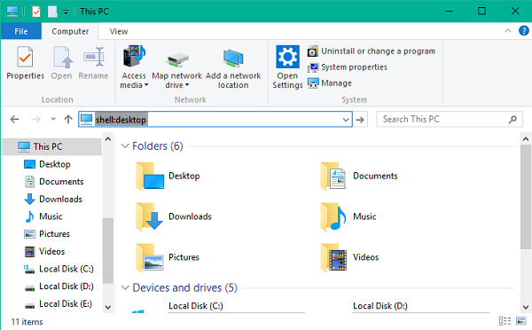 Как закрепить корзину для быстрого доступа в Windows 10