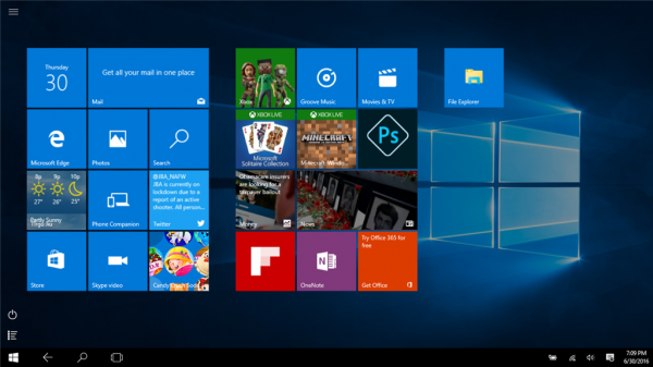 Windows 10 bloqué en mode tablette