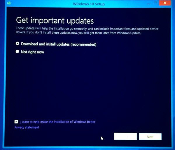 Instalar o actualizar usando Windows 10 ISO y la herramienta de creación de medios