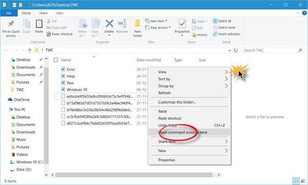 Dávkové premenovanie súborov a prípon súborov v systéme Windows 10