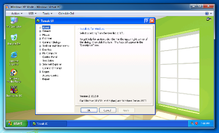 Utilisation du mode Windows XP pour Windows 7