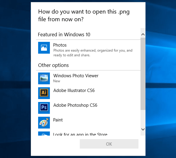 Bagaimana untuk mendayakan dan memulihkan Windows Photo Viewer dalam Windows 10