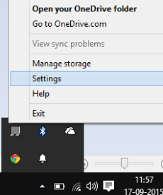 OneDrive kausta asukoha teisaldamine või muutmine Windows 10-s