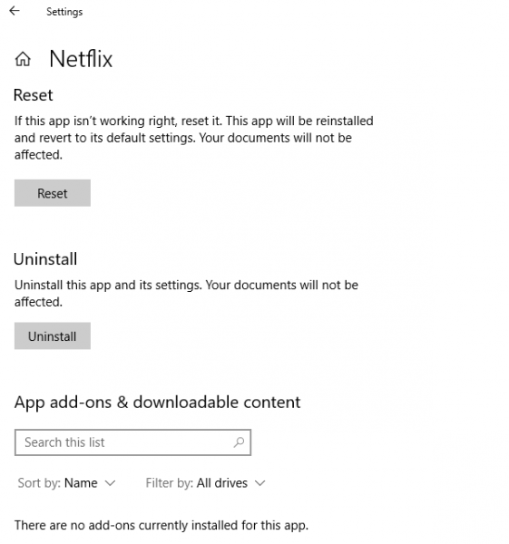 Aplikacija NetFlix ne radi u sustavu Windows 10