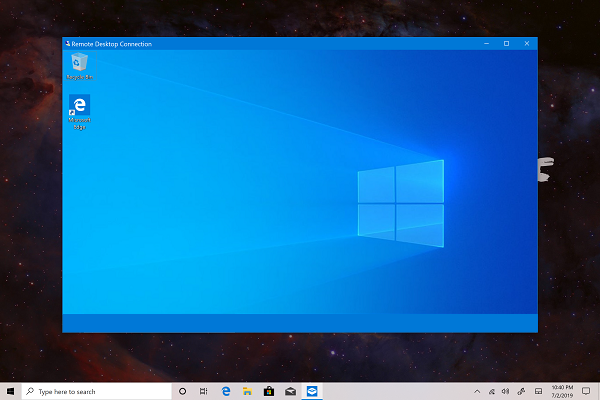 Windows 10의 원격 데스크톱에 작업 표시줄이 표시되지 않음
