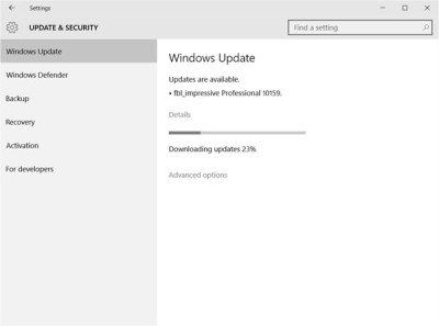 Windows Update se zasekl při stahování aktualizací