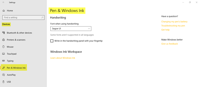 Ierīces iestatījumi operētājsistēmā Windows 10
