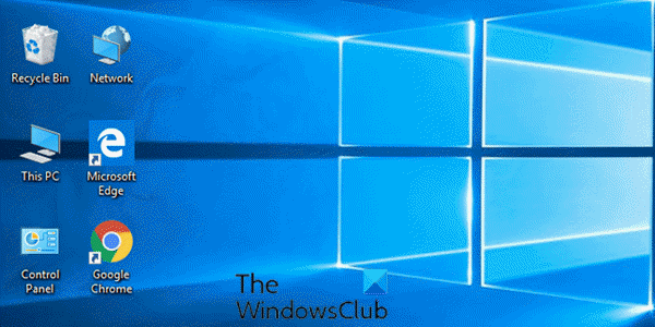 تتحرك أيقونات سطح المكتب بشكل عشوائي عند الاتصال بجهاز عرض خارجي في نظام التشغيل Windows 10