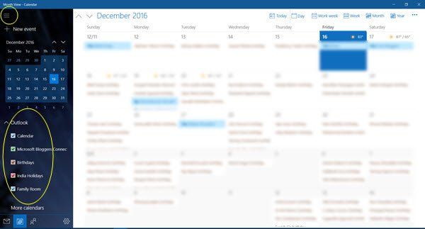 Как удалить контакты и дни рождения Facebook из календаря в Windows 10