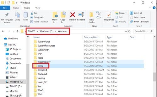 Различни начини за изтриване на временни файлове в Windows 10