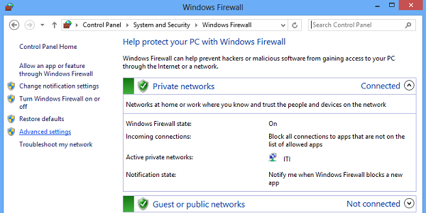 Kuidas blokeerida või avada porti Windowsi tulemüüris