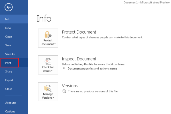 Cara mencetak di Microsoft XPS Document Writer di Windows 7