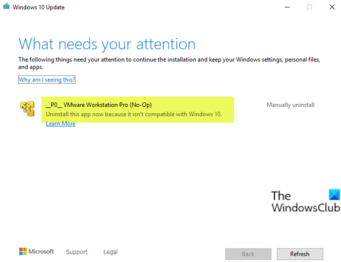 VMware Workstation Pro nevar darboties operētājsistēmā Windows 10
