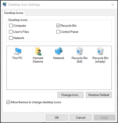 Tidak dapat menemukan gerobak! Di mana Recycle Bin di Windows 10?