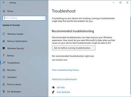 Los toetsenbordproblemen op met behulp van de probleemoplosser voor toetsenbord in Windows 10