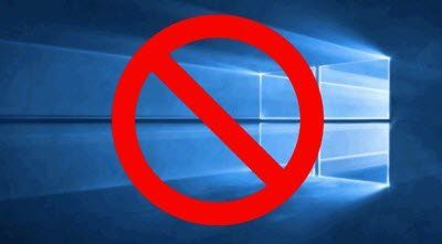 Så här blockerar du Windows 10-uppgradering i Windows 8.1 / 7 med hjälp av grupprincip eller register