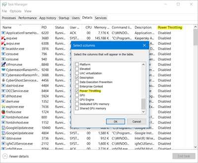 Comment activer ou désactiver la limitation de puissance dans Windows 10