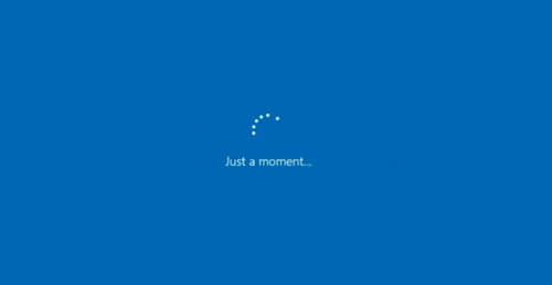 Windows 10 -asennus on jumissa asennuksen aikana