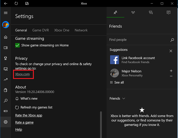 Comment masquer votre statut en ligne dans Xbox sur Windows 10