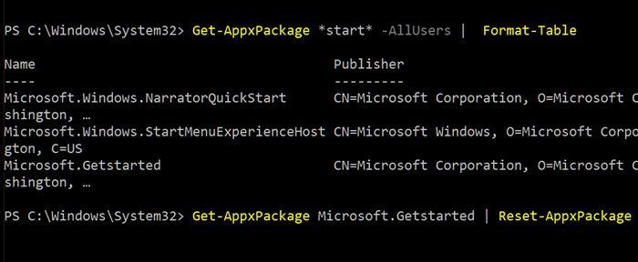 Comment réinitialiser les applications du Microsoft Store à l'aide de PowerShell dans Windows 10