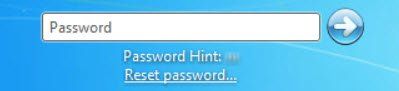 Използвайте подсказка за парола и диск за нулиране на парола, за да се възстановите от забравената парола за Windows