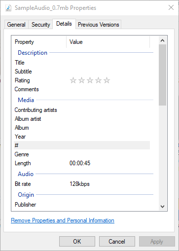 Muziekmetadata bewerken in Windows 10
