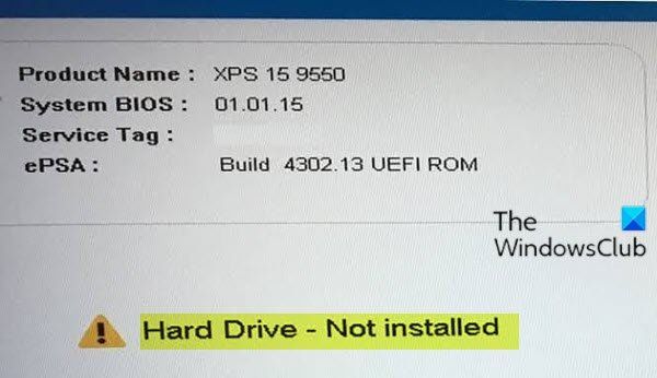 Отстранете проблема с неинсталиран твърд диск в Windows 10