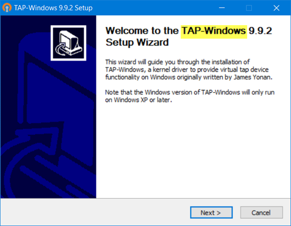 TAP-Windows upravljački program