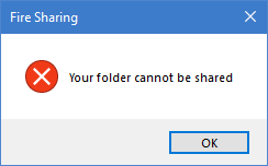 Åtgärda din mapp kan inte delas fel i Windows 10