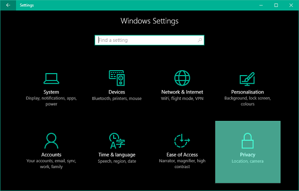 Kā iestatīt datora noklusējuma atrašanās vietu operētājsistēmā Windows 10