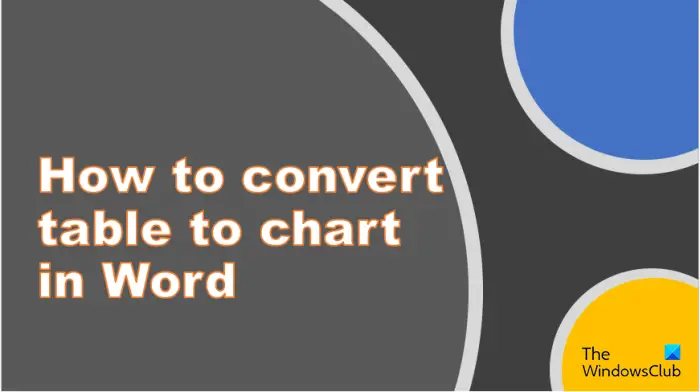 Hoe tabel naar grafiek in Word te converteren